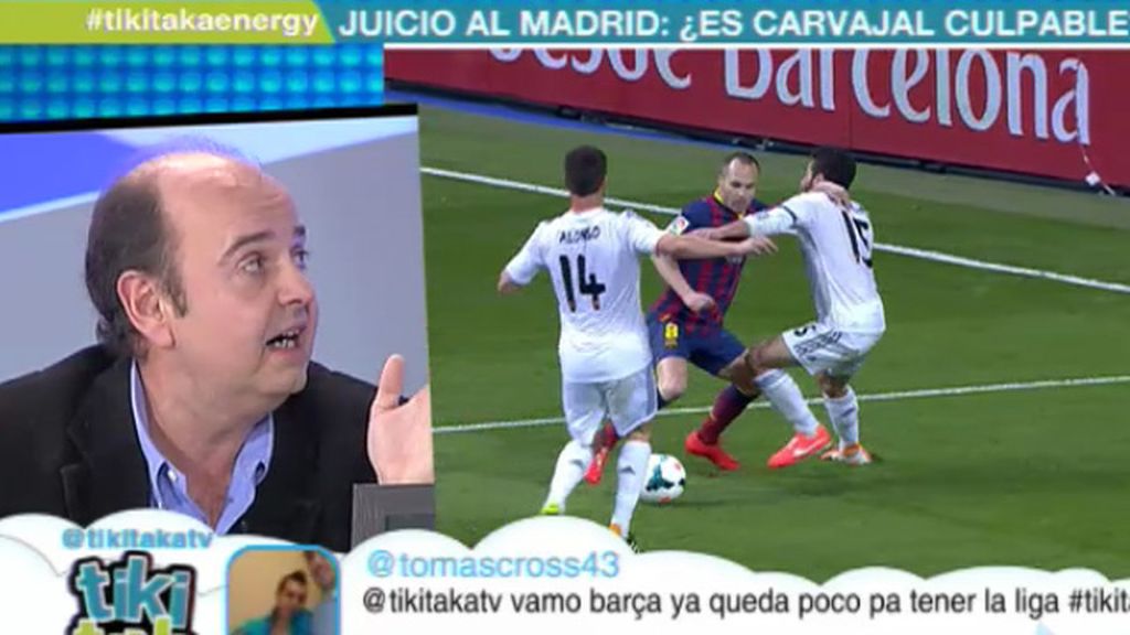 Onésimo ve más fallo de Carvajal que de Bale en el gol de Iniesta por dejar el lateral
