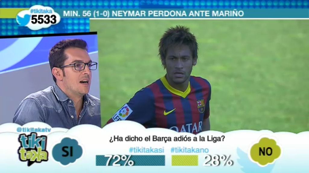 Látigo: "Neymar con Brasil es capitán general. Con el Barça es sólo soldado raso"