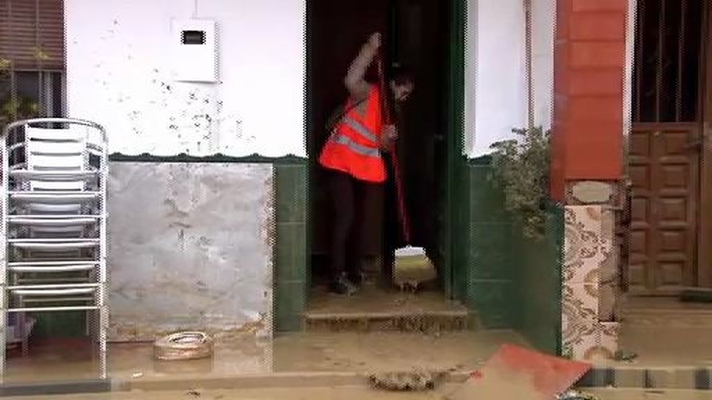 La lluvia deja Málaga de barro hasta el cuello