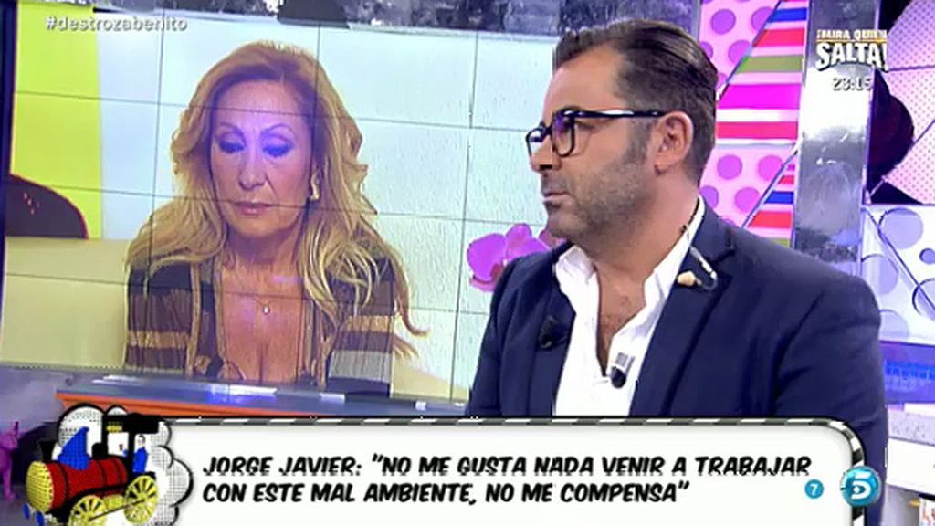 "No quiero venir a trabajar con mal rollo, ha llegado un momento que no me compensa"