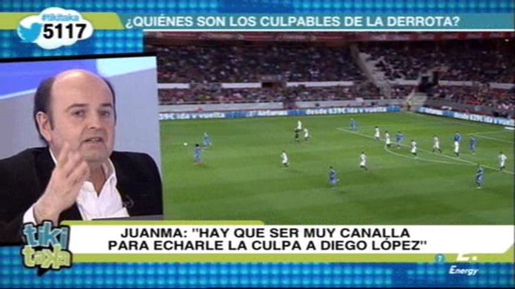 J. Rodríguez: "Hay que ser muy canalla para echarle la culpa a Diego López y Xabi"
