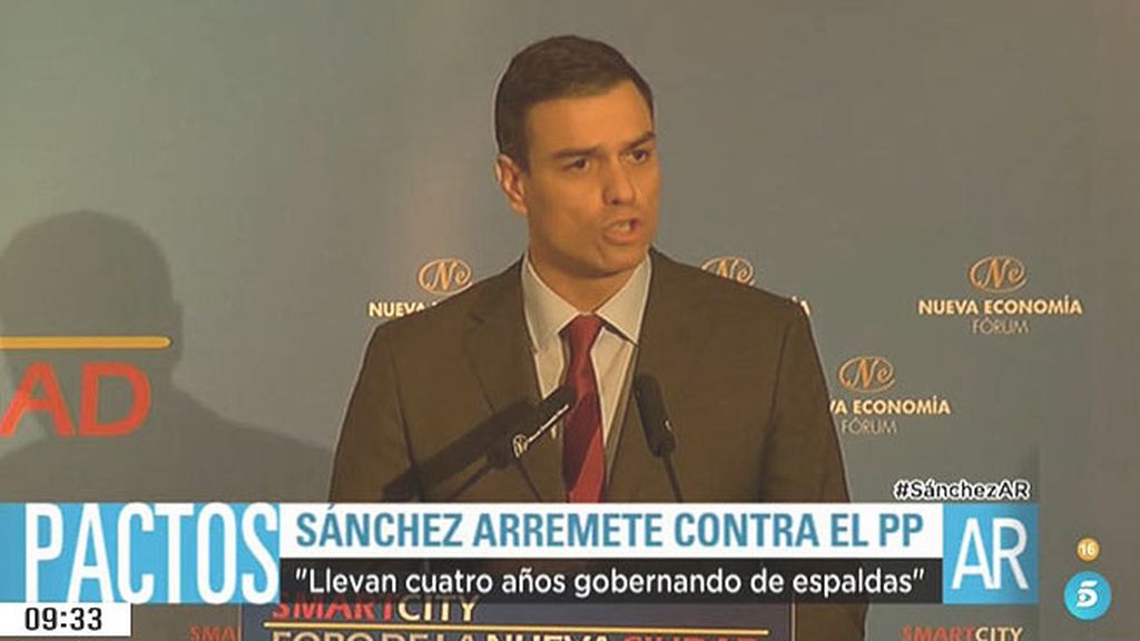Sánchez: "Si al PP le hablas de transparencia se cree que le estás hablando de moda"