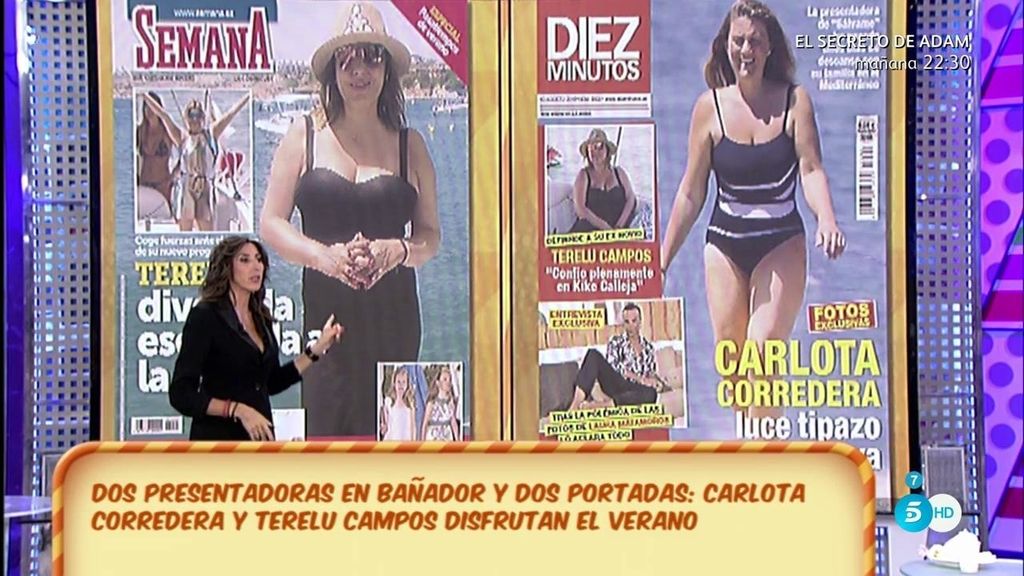 Terelu Campos y Carlota Corredera lucen tipazo de portada