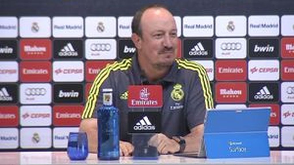 Rafa Benítez: “Aquí hay un jugador indiscutible que es Cristiano y a partir de ahí, hay muy buenos futbolistas”