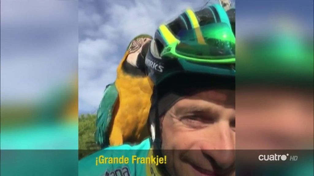 ¡Vaya amigo se echó Scarponi para hacer la etapa Reina del Tour de Australia!