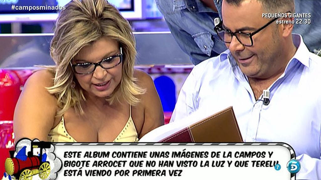 ¿Qué tipo de fotos existen de María Teresa Campos y Bigote Arrocet?