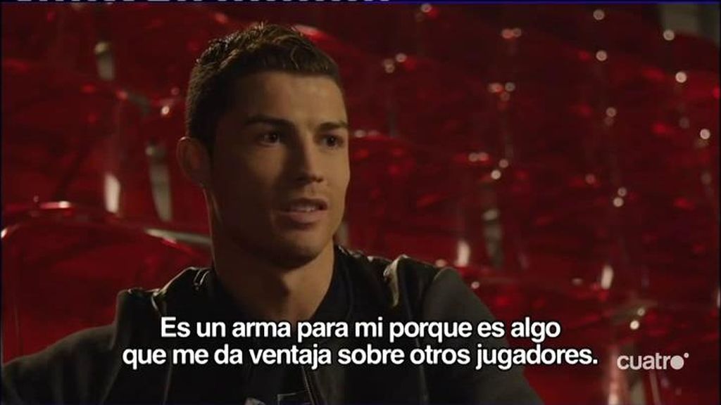 Cristiano Ronaldo : "Mi cuerpo me da ventaja sobre otros jugadores"