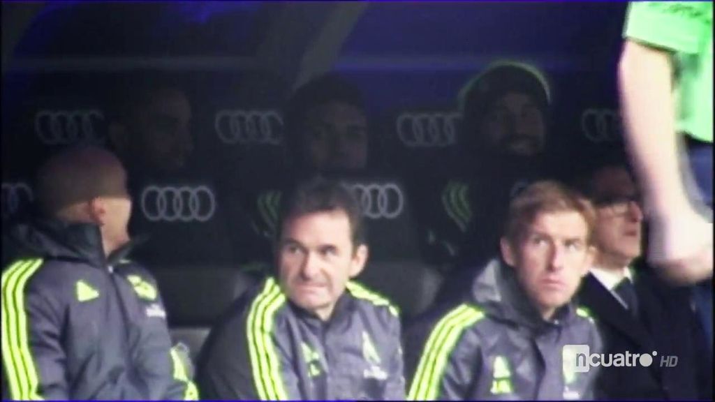 La mirada perdida de James en el banquillo, el cabreo de Zidane y las risas de Arbeloa