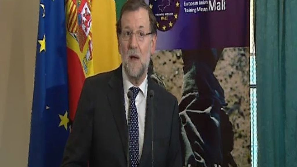 Rajoy agradece a los militares en Malí la defensa de la libertad y seguridad de España