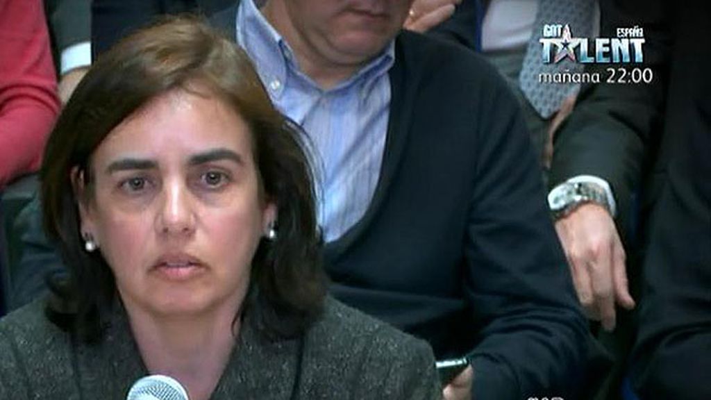 Ana María Tejeiro, nerviosa y entre sollozos, declara ante el juez