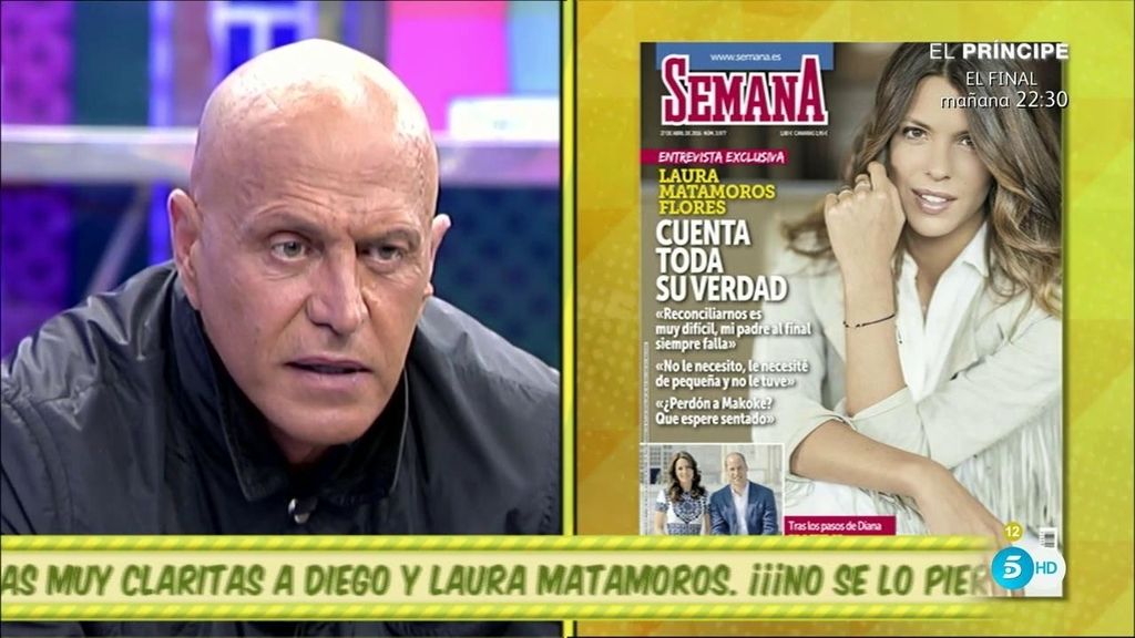 Laura Matamoros, portada de 'Semana': “Reconciliarnos es muy difícil, mi padre al final siempre falla”