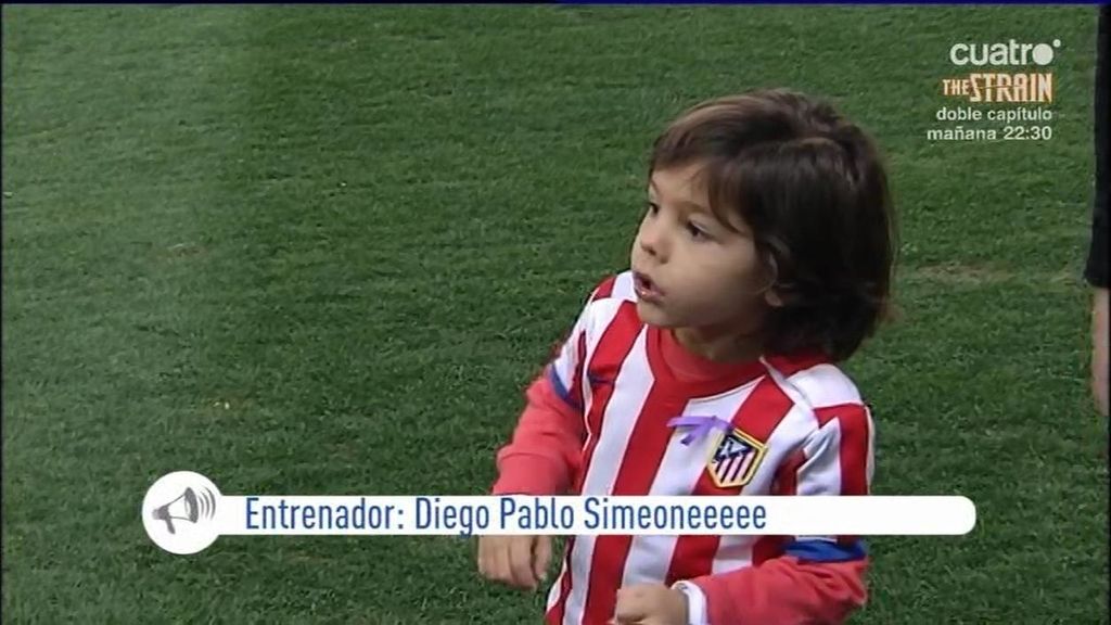 El sobrino de Simeone se vuelve loco al escuchar en la megafonía el nombre de su tío