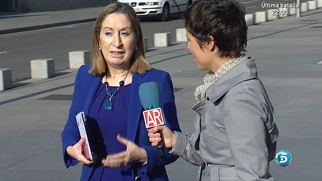 Ana Pastor: "Estamos gestionando AENA para que de un gran servicio público"