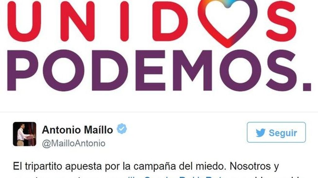 #HoyEnLaRed: el logo de Unidos Podemos y las encuestas de Vox