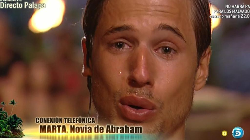 Abraham, a su novia: "Estoy aguantando por vosotros, pero mi cuerpo ya me dice basta"