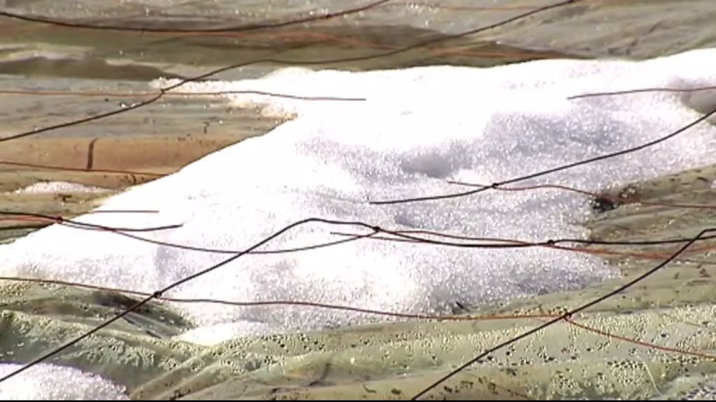 Una tormenta arrasa los campos de Torrox