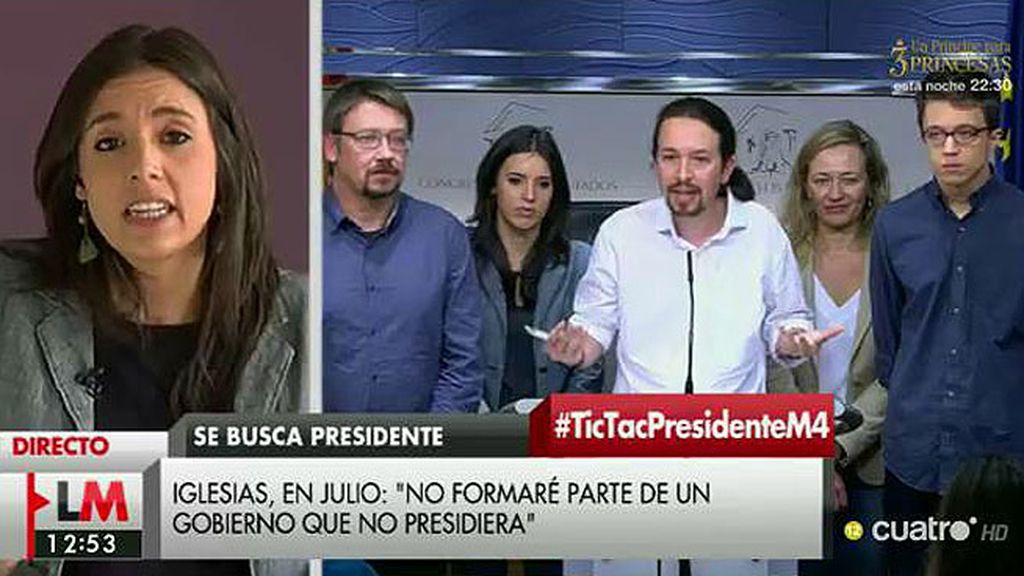 Montero, del pacto de gobierno: "Nuestros votantes quieren que saquemos al PP"