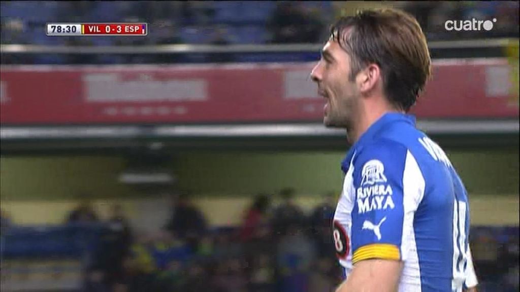 Víctor Sánchez caza un rechace en el punto del penalti y sentencia al Villarreal Víctor Sánchez caza un rechace en el punto del penalti y sentencia al Villarreal