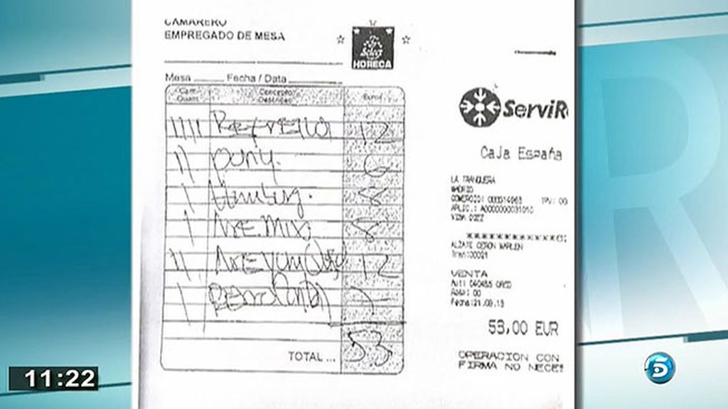 'AR' tiene acceso a la factura que probaría que 'el hombre del semen' estuvo en Madrid el día del crimen