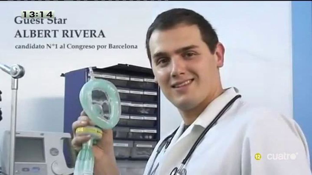 Albert Rivera también hizo de médico durante una campaña de Ciudadanos