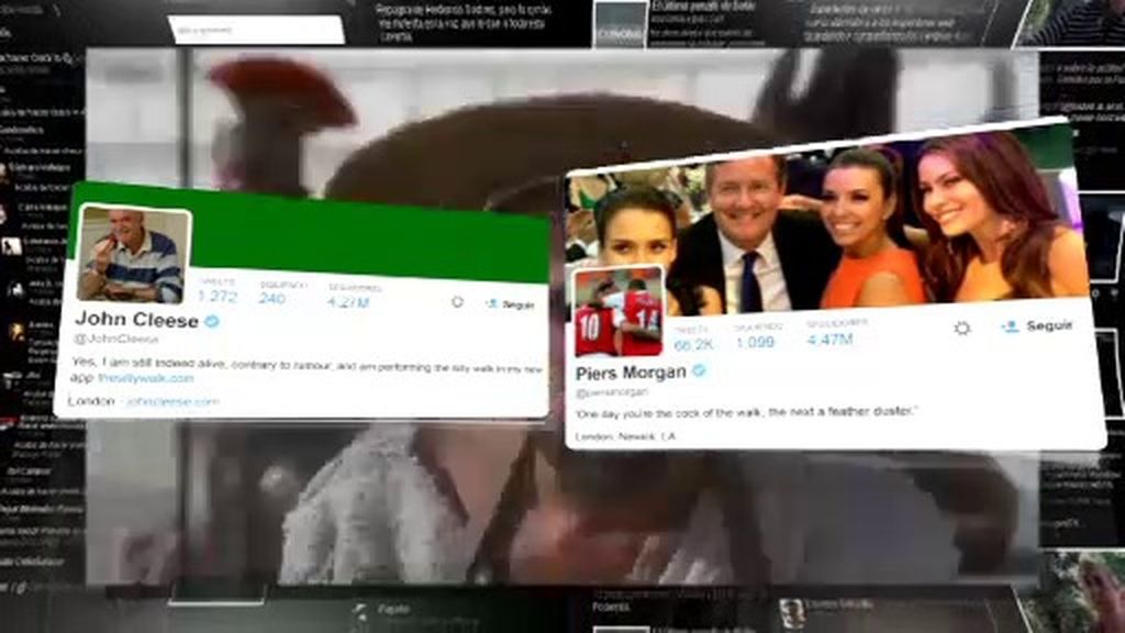 #HoyEnLaRed: Monumental bronca tuitera entre John Cleese y Piers Morgan