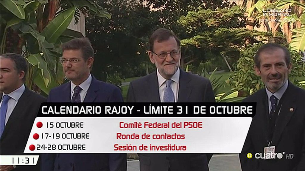 El futuro de Mariano Rajoy, en manos del próximo Comité Federal del PSOE