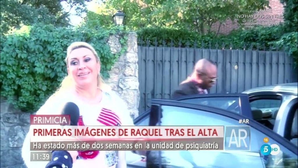 Raquel Mosquera vuelve al trabajo tras su ingreso: "Mi familia es mi gran apoyo"