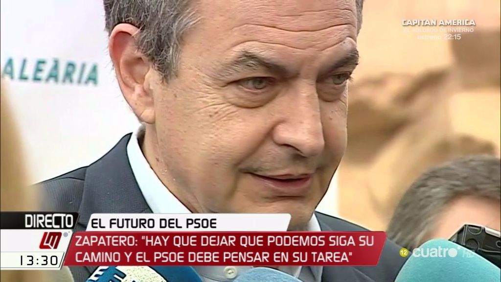 Rodríguez Zapatero: "Sería conveniente actualizar la relación del PSOE con el PSC"