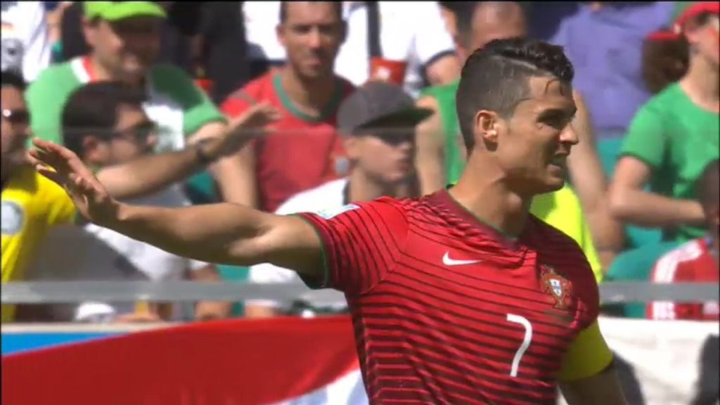 Cristiano Ronaldo estuvo desaparecido durante el partido ante Alemania