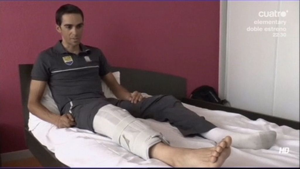 Contador ya está en Madrid: “Esta noche me ha costado dormir, pensaba que no era real"