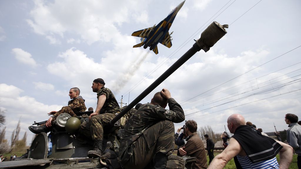 Soldados del ejército ucraniano se pasan al bando prorruso