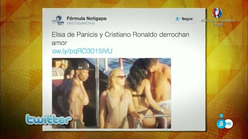 Elisa de Panicis, pillada en el yate de Cristiano Ronaldo