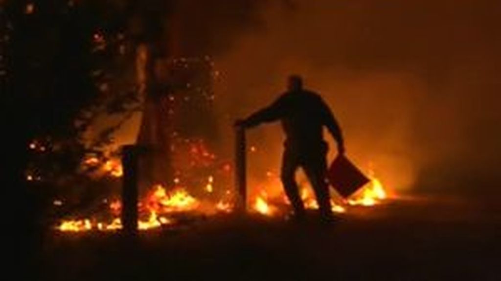 Unos rayos, los causantes de un fuerte incendio forestal en Australia