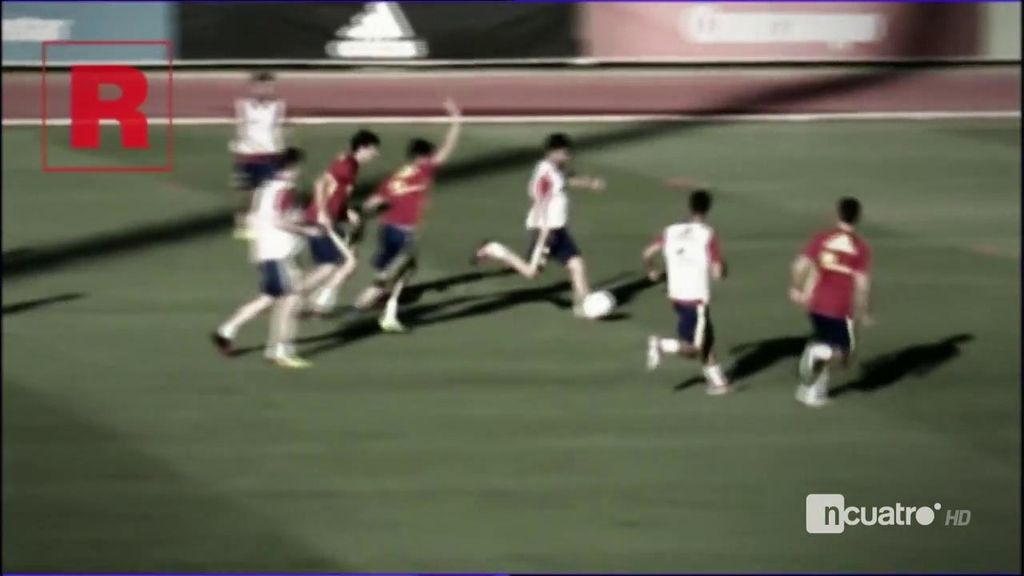 Golazo de Nolito en el último entrenamiento de la Roja en España antes de la Euro