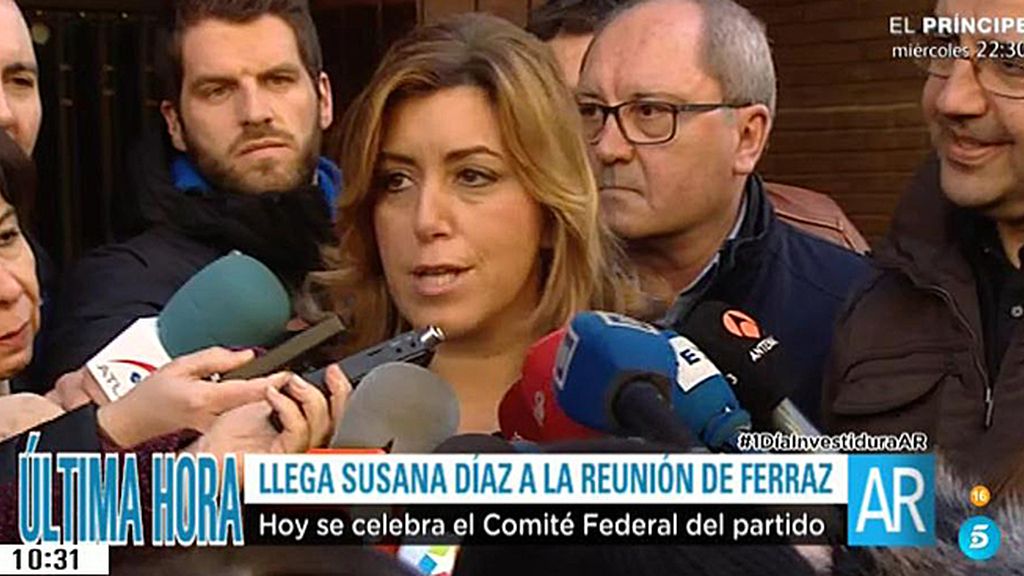 Susana Díaz: "Con esta consulta el PSOE y Pedro Sánchez han salido reforzados"