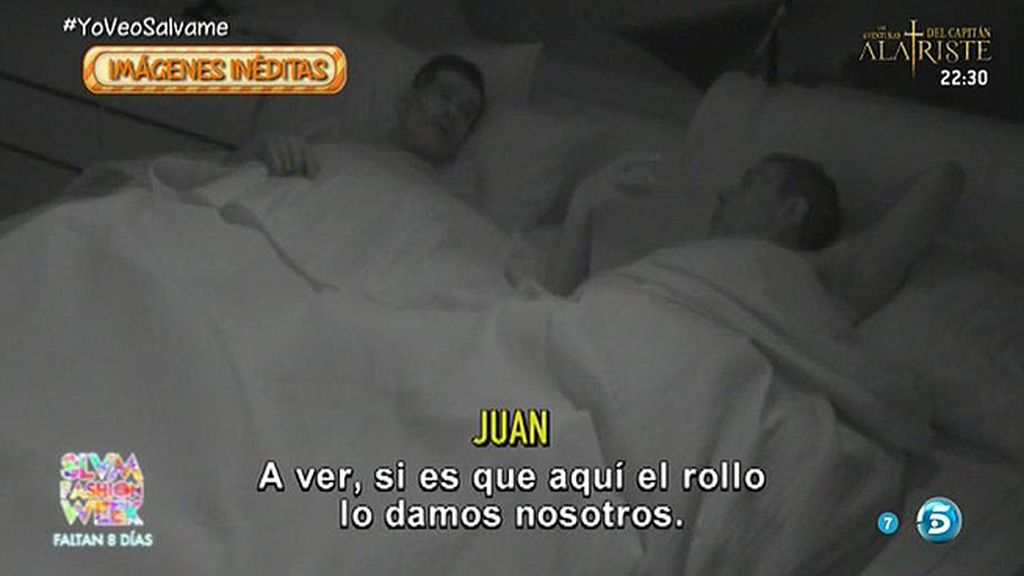 Juan, a su hermano Jose: "Aquí, el rollo lo damos nosotros"
