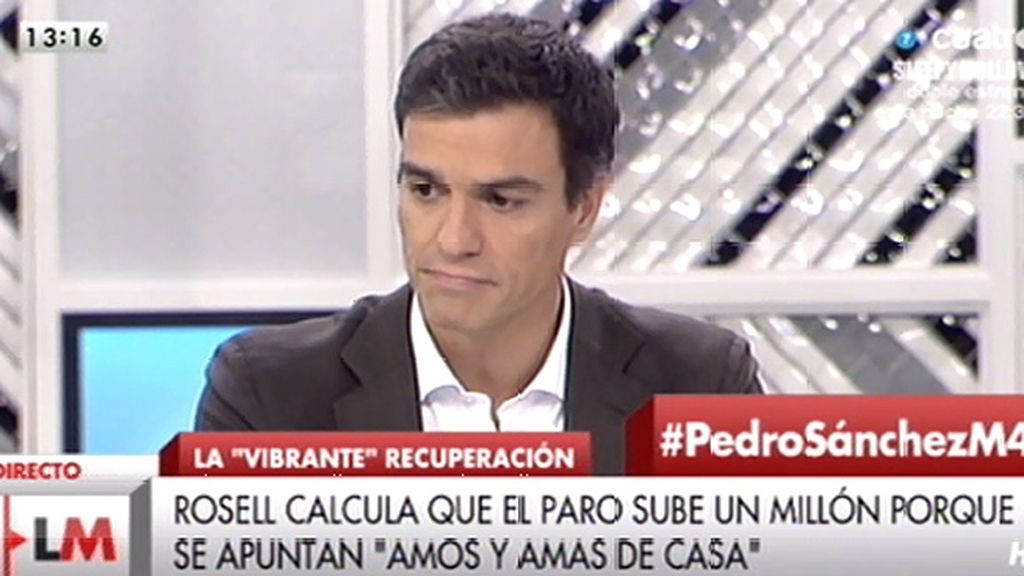 Pedro Sánchez: “En primer lugar, lo que hay que hacer es derogar la reforma laboral”