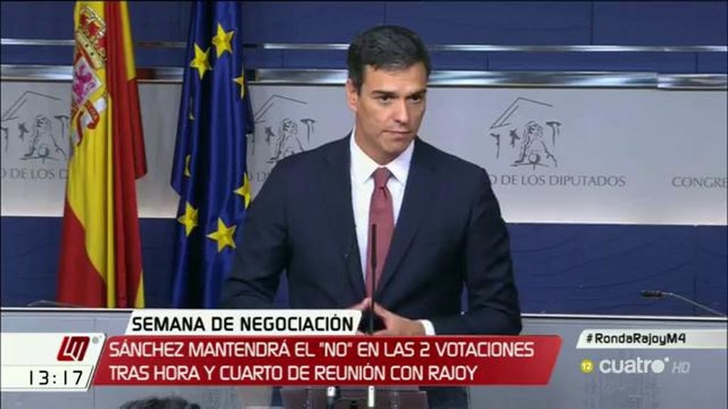 Pedro Sánchez: “Votaremos en contra”