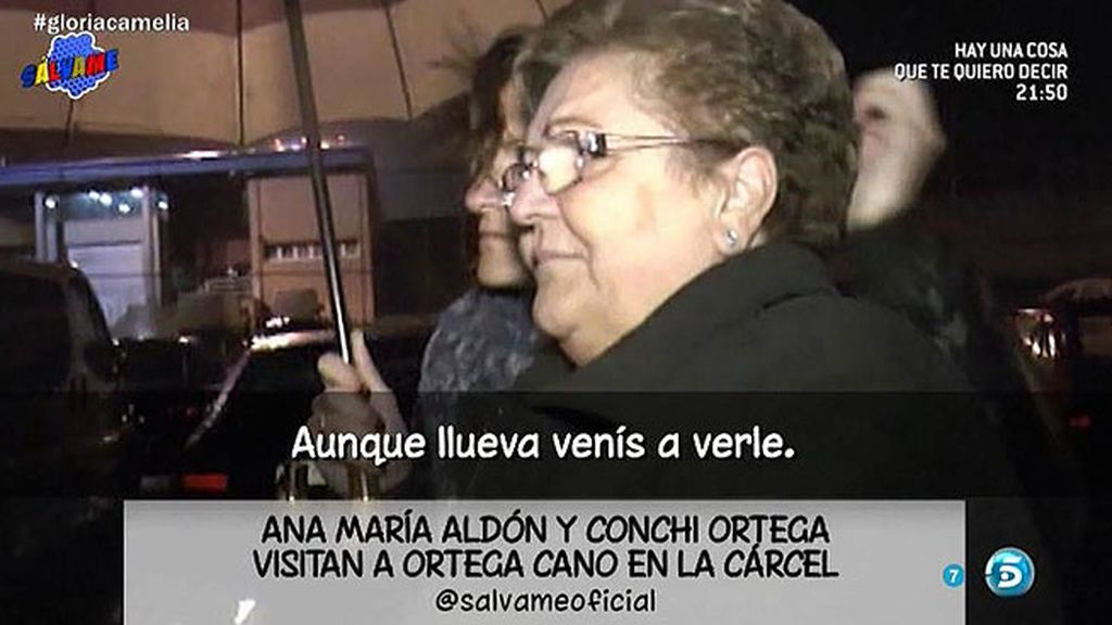Conchi Ortega y Ana María Aldón visitan a José Ortega cano en la cárcel