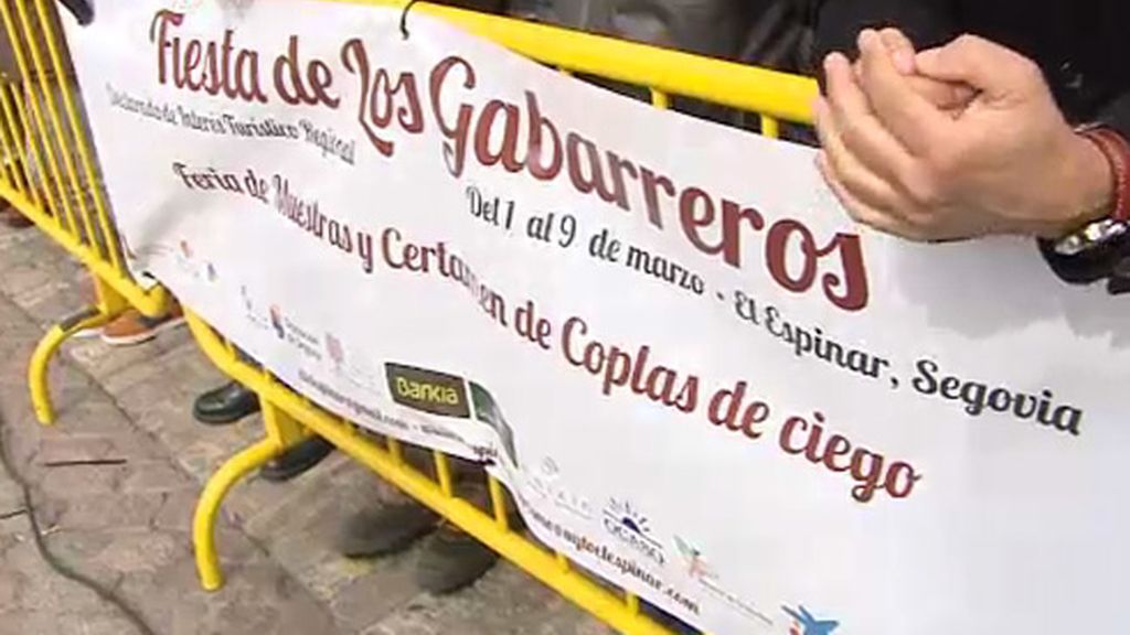 Fiesta de Gabarreros en la Plaza Mayor