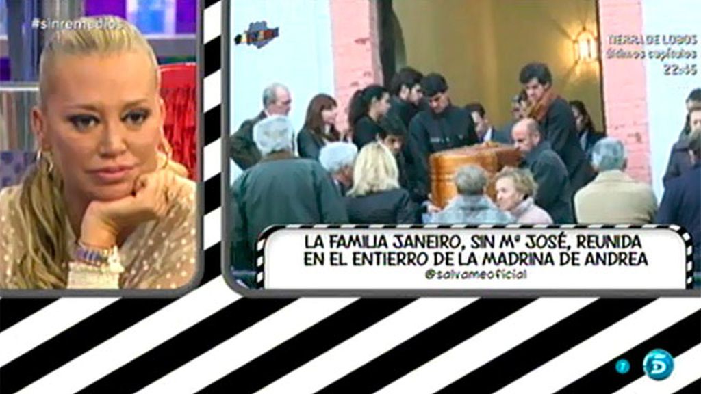 La familia Janeiro, juntos en el entierro de la madrina de Andrea