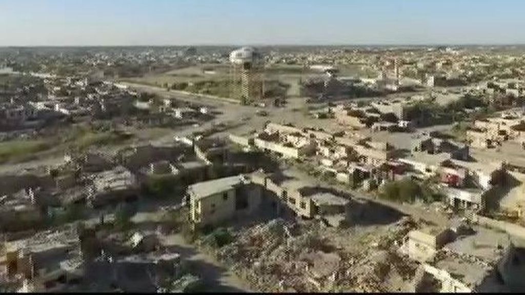 Escombros y ruinas, así se ven las ciudades de Ramadi y Bagdad a golpe de dron