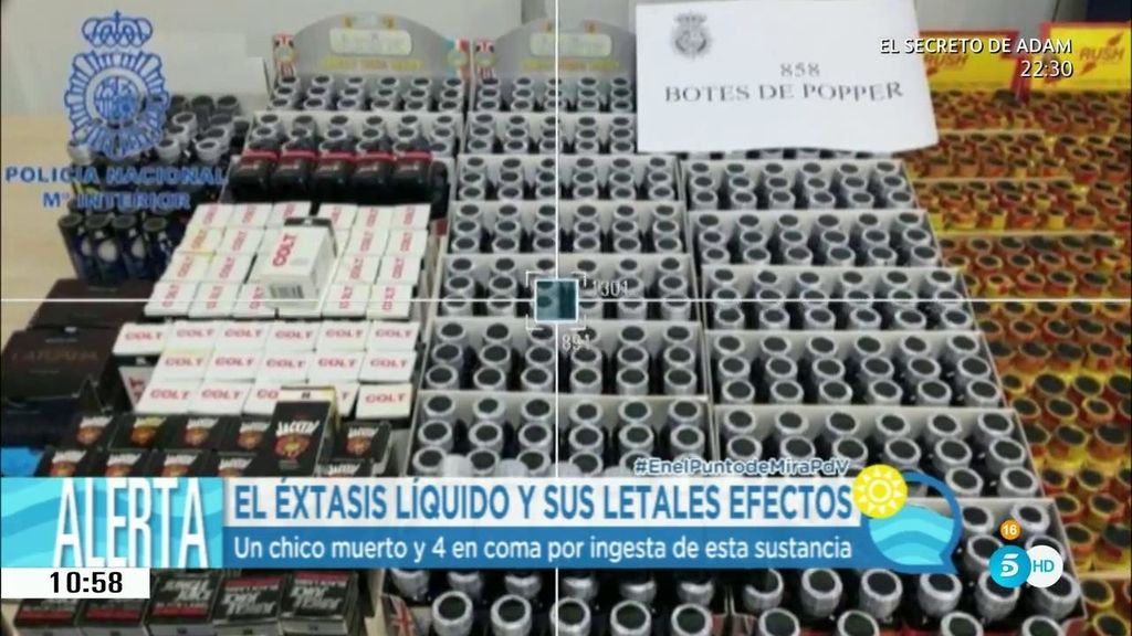 El éxtasis líquido, una droga letal y un potente producto de limpieza