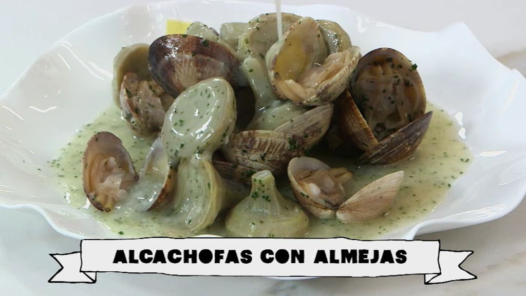 Berasategui hace unas alcachofas con almejas en homenaje a las cocineras