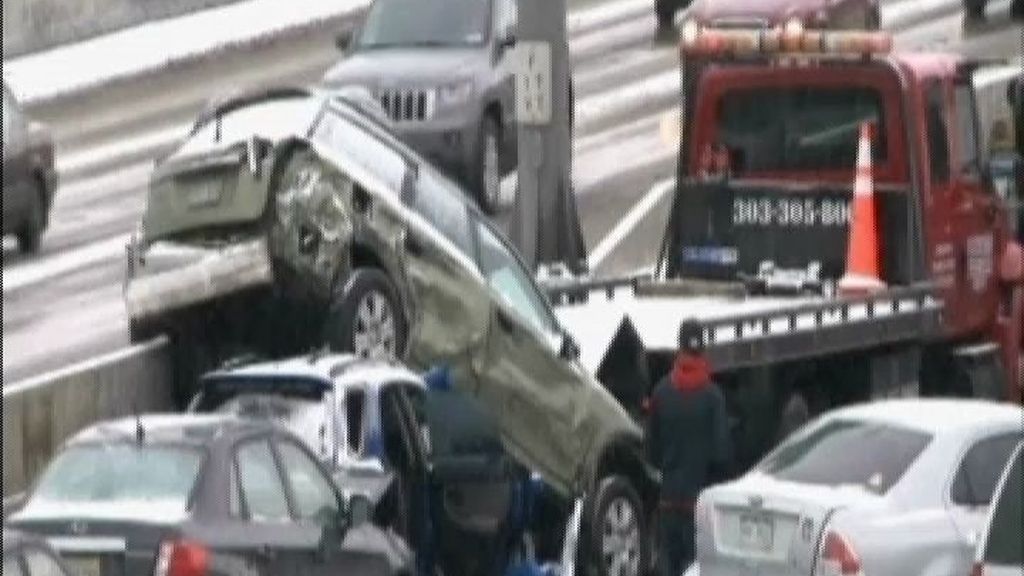 Fallece un conductor en un choque en cadena en Denver