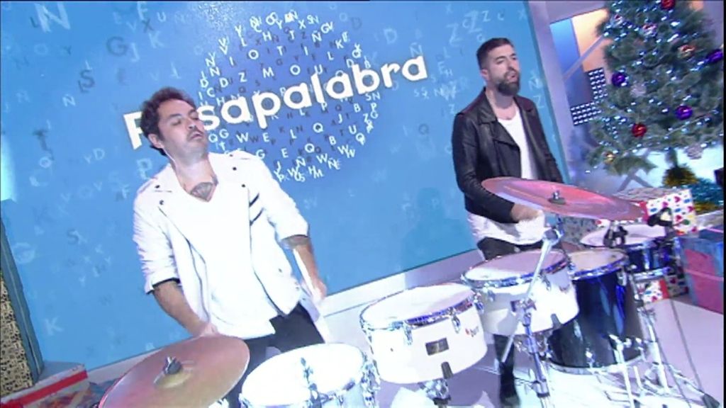 ‘Drums on live!’ marcan el ritmo con el que termina el año en ‘Pasapalabra’