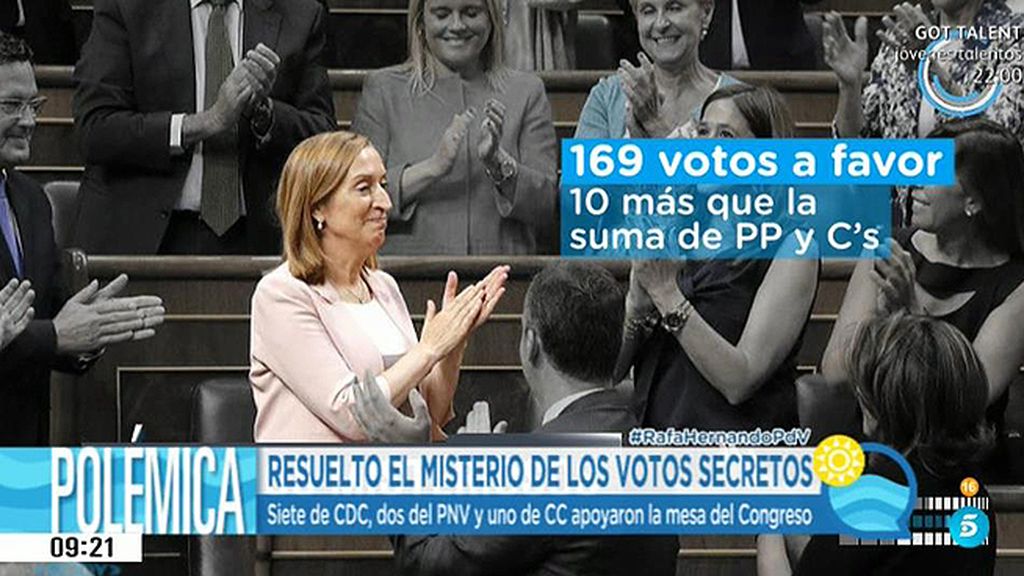 Ana Pastor, presidenta del Congreso gracias a los votos de los nacionalistas