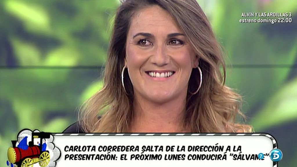 ¡Carlota Corredera será la presentadora de 'Sálvame' el próximo lunes!
