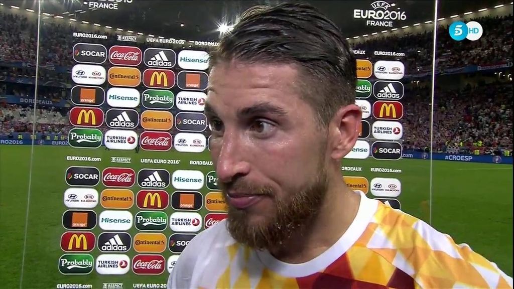 Ramos, sobre el cruce con Italia: "Para ser campeón hay que ganar a los mejores"
