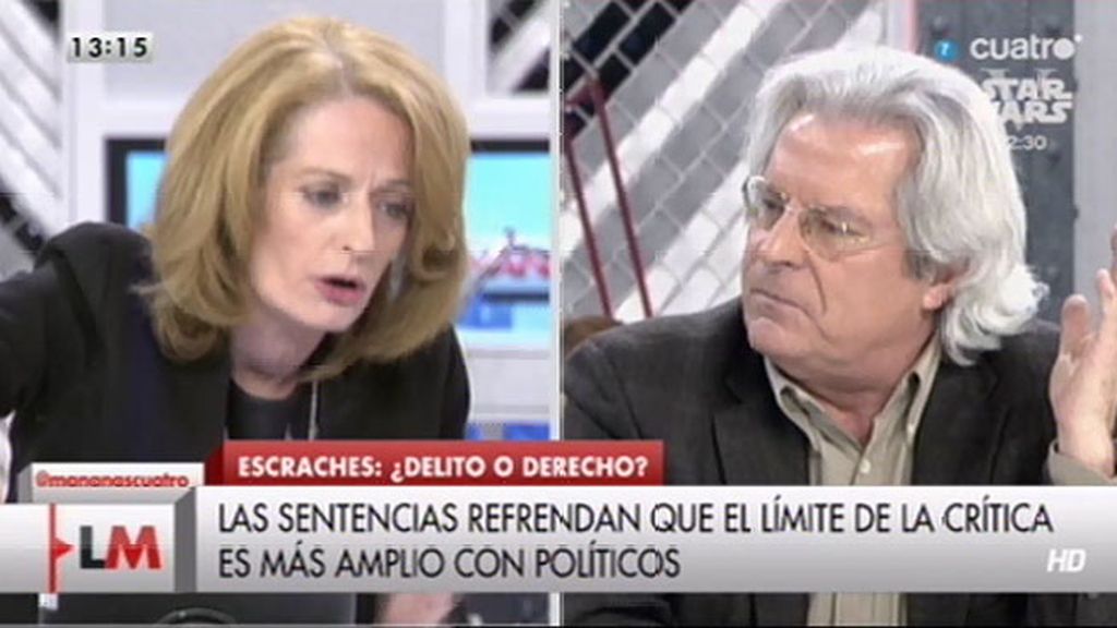 A. Gutiérrez: “Don Javier Nart, a sus pies, hable el monólogo que quiera, me callo”